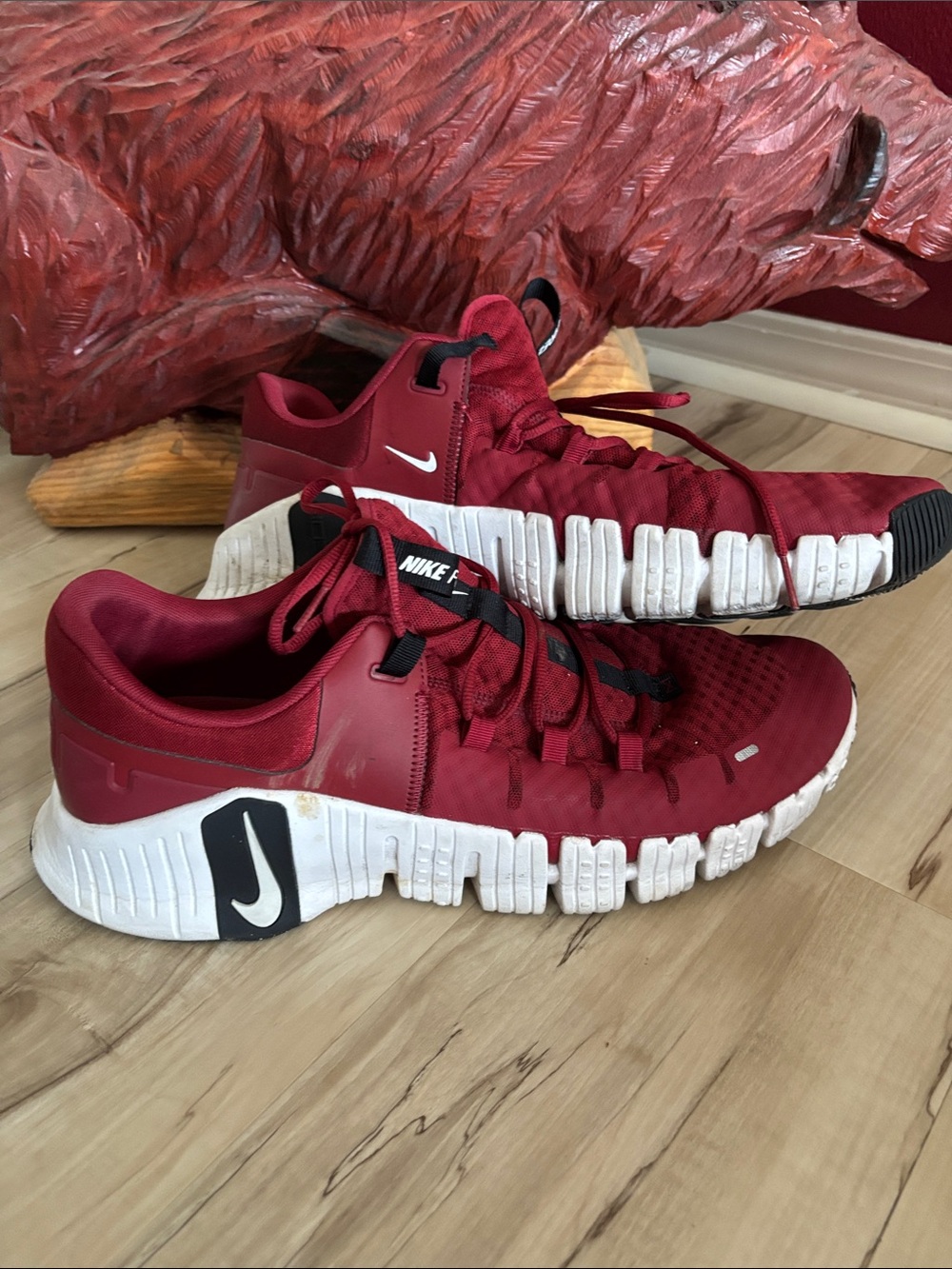 Arkansas Razorback team issued Nike size 17. Used but good condition. $40